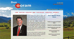 Desktop Screenshot of doncoram.com